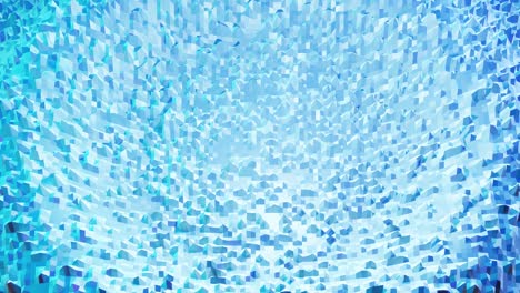 stylish creative light abstract low poly background in 4k. abstract waves move on glossy surface in loop. smooth soft seamless animation. simple minimalistic geometric bg. white blue colors