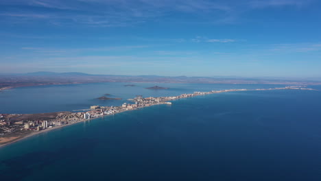 21 km long and 100 metres wide from cabo de palos to the punta del mojón spain