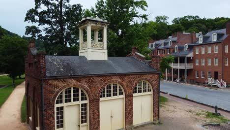 harper's ferry, west virginia, site of john brown's raid to incite a massive slave rebellion in the southern united states