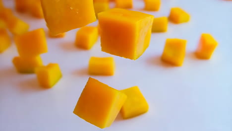 diced mango cubes