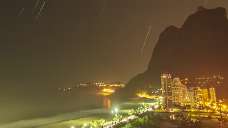 experience amazing nightlife and illuminated beach landscape of santos brazil where iconic structures and high buildings create a vibrant urban landscape under the night sky twilight vacation view