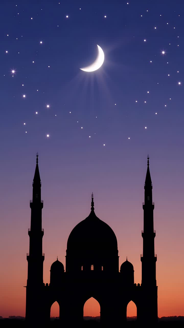 Eid al-Adha Moschea Sfondo islamico 4K