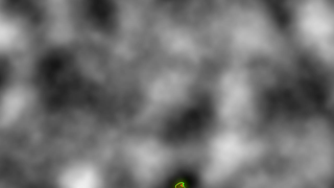 연기 애니메이션에서 녹색 전기 효과