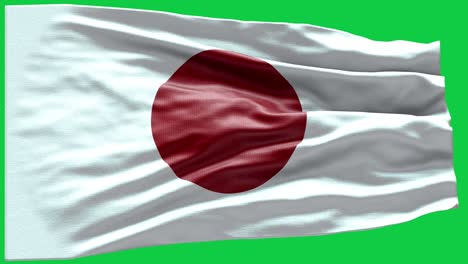 4k highly detailed flag of japan - japan flag high detail - national flag japan wave pattern loopable elements