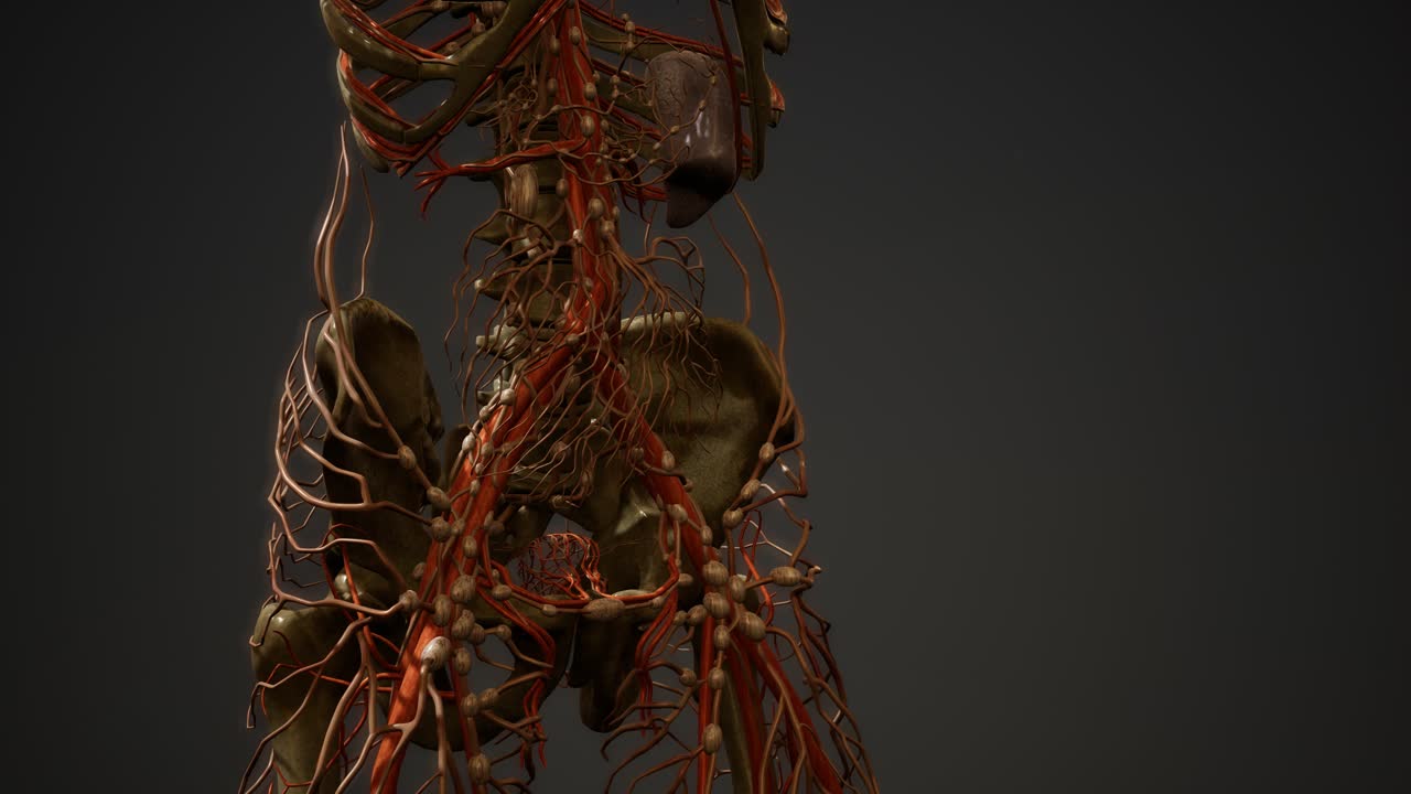 anatomía de los vasos sanguíneos del cuerpo humano