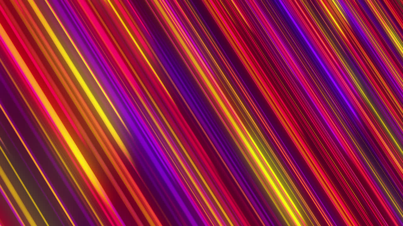 animación de rastros de luz de neón multicolores que se mueven en movimiento hipnótico en un bucle sin costuras