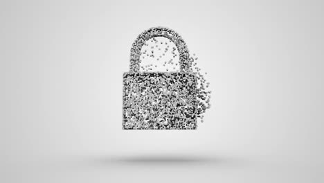 video conceptual de la seguridad de datos de computación en la nube