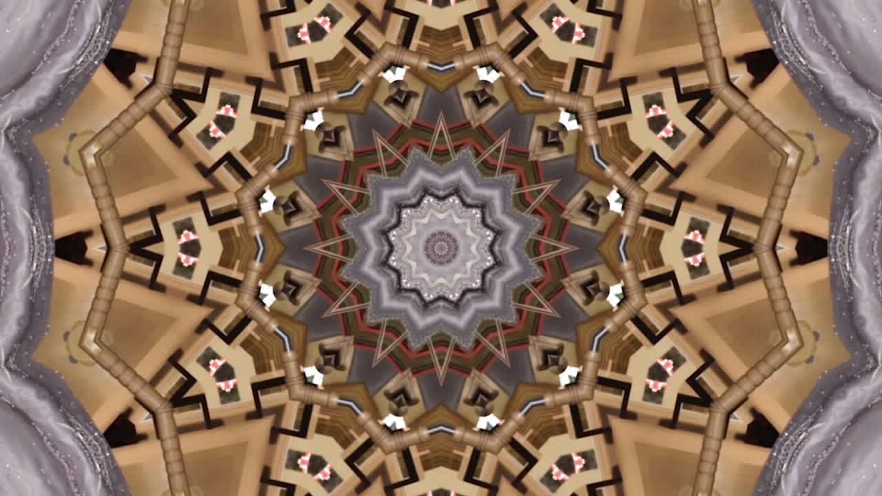 Unique and beautiful abstract kaleidoscope texture design