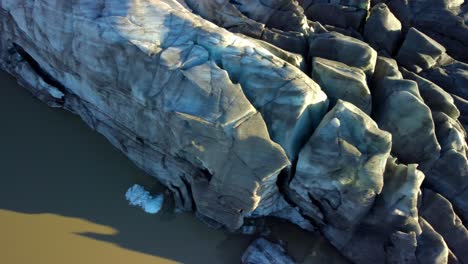 Aerialshot-of-untouched-Svinafellsjokull-glacier-showing-crevasses