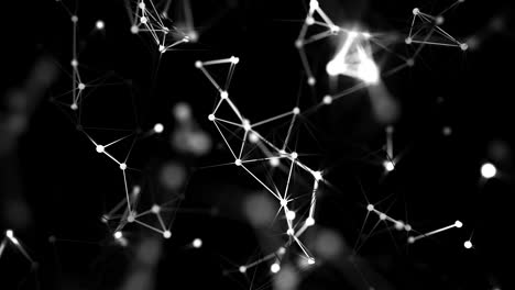 4K Abstract Molecular Mesh.