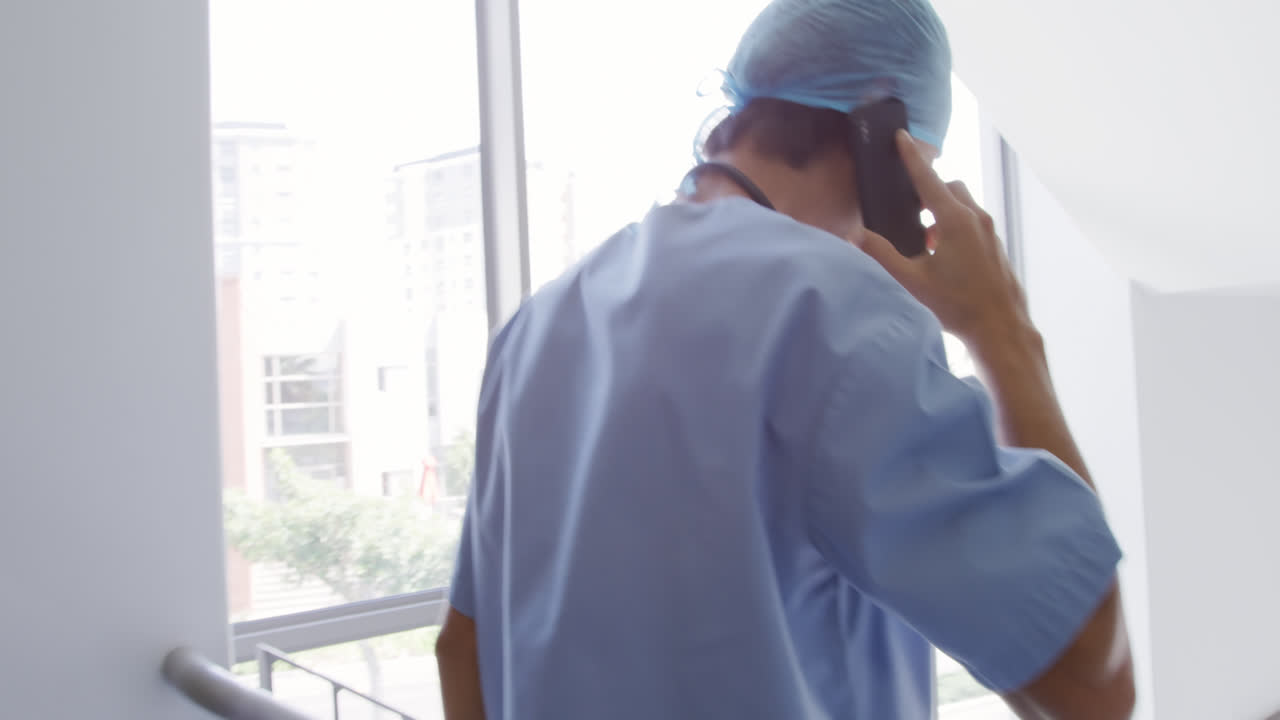 profesional médico que trabaja en un hospital