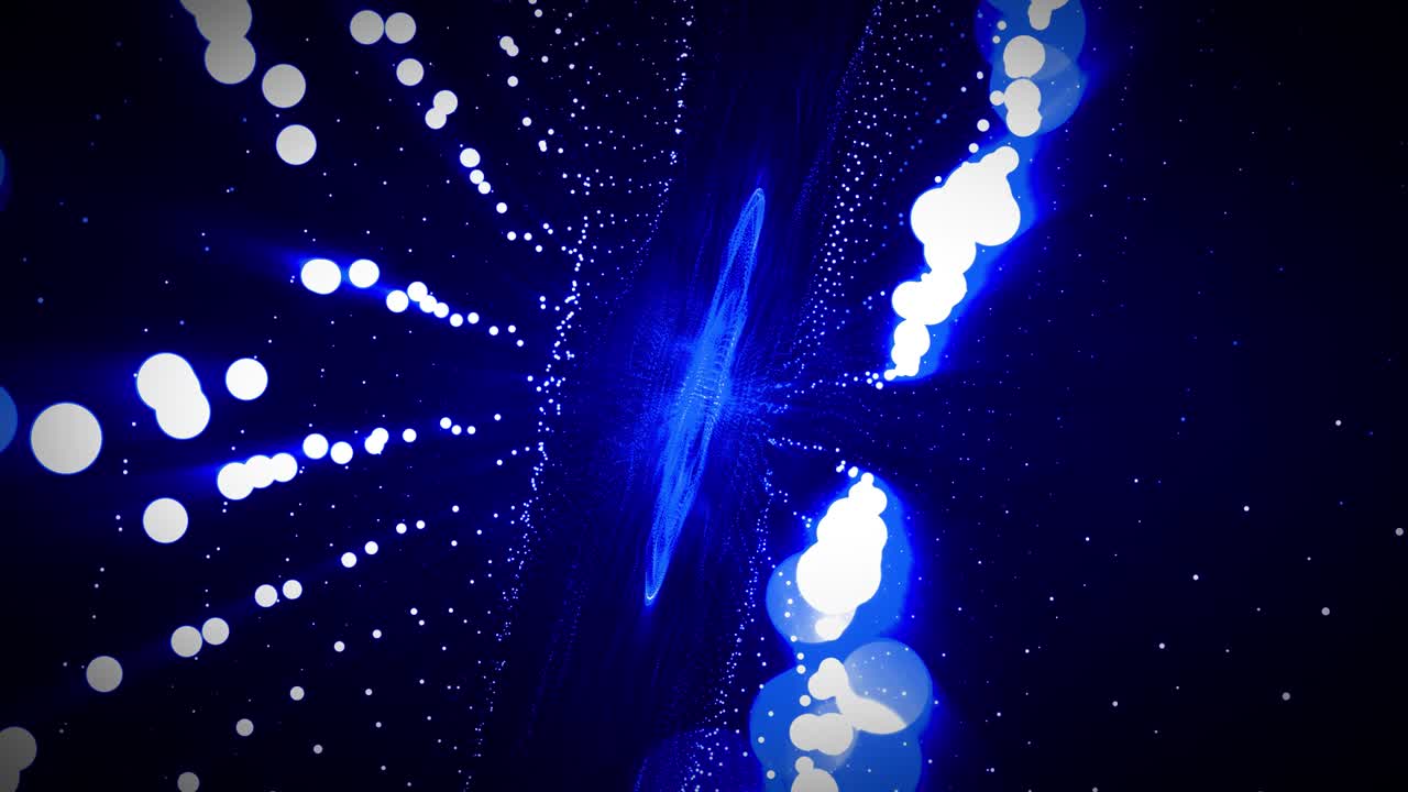 파란색, 밝은 폭발, 생생한 입자, 애니메이션, 현대 vfx 디자인, 추상화 형태, 다채로운 오프닝 눈, 애니메이션 입자 이미지, 새로운 디지털 ai 벽지