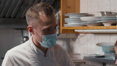 Measuring Temperature At Restaurant Kitchen