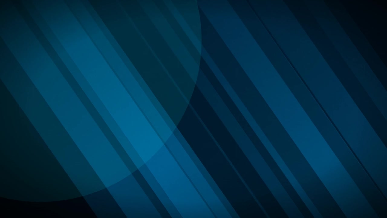 Sfondo blu astratto con strisce diagonali in movimento e gradiente circolare