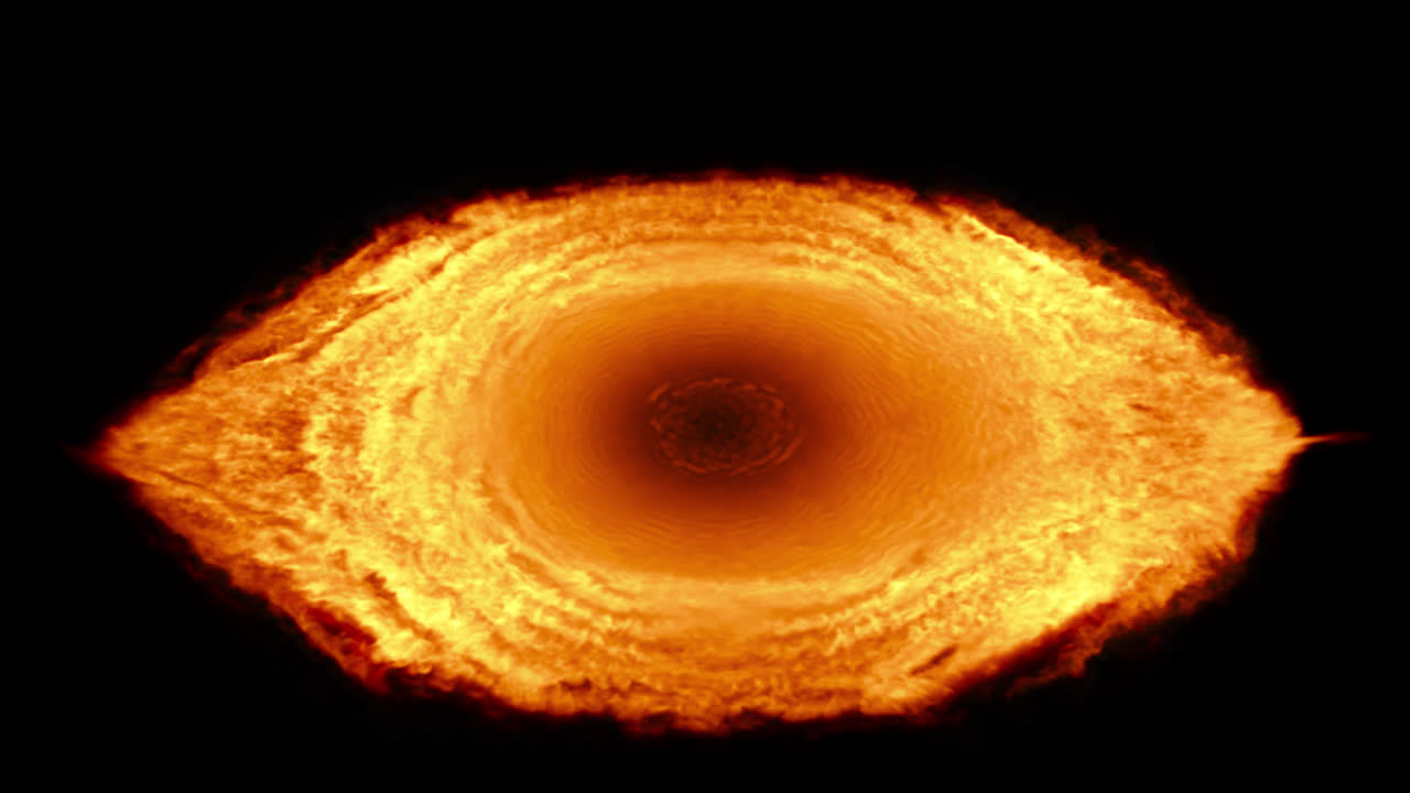 el ojo cósmico ardiente