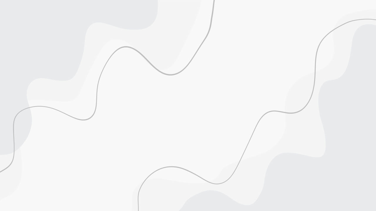Abstract Minimalist White and Gray Wavy Lines and Shapes Animation