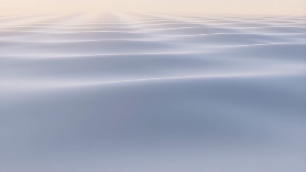 Abstract Serene Wavy Surface with Soft Light