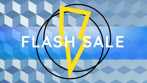 digitally generated video of flash sale 4k