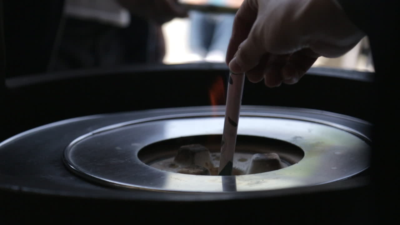 Traditional Incense Burning Ritual