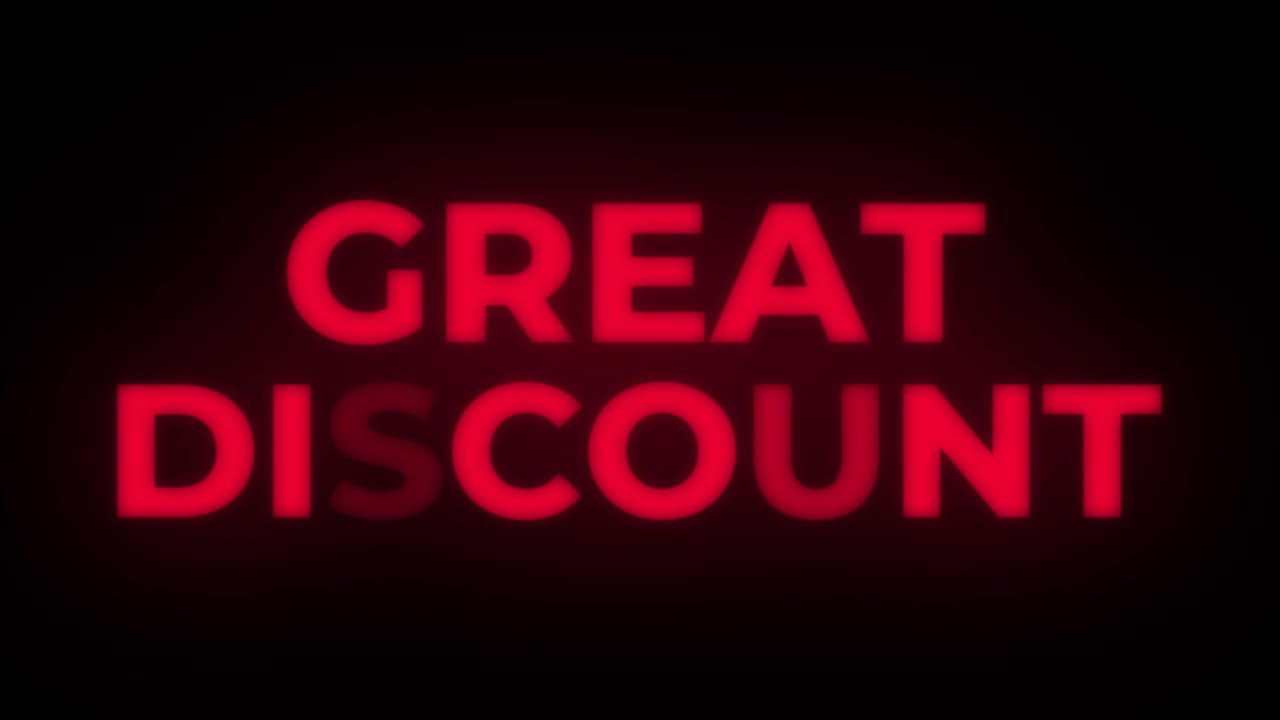 Great Discount Neon Sign