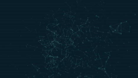 polygonal with connecting dots and lines