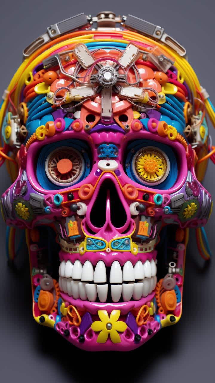 созданные конфетные черепа.