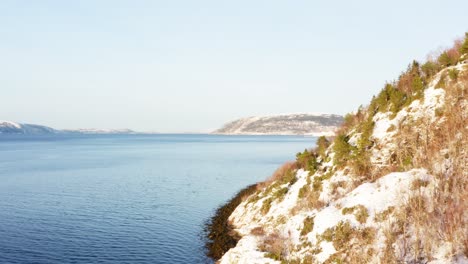 beautiful islands in indre fosen, norway - aerial shot