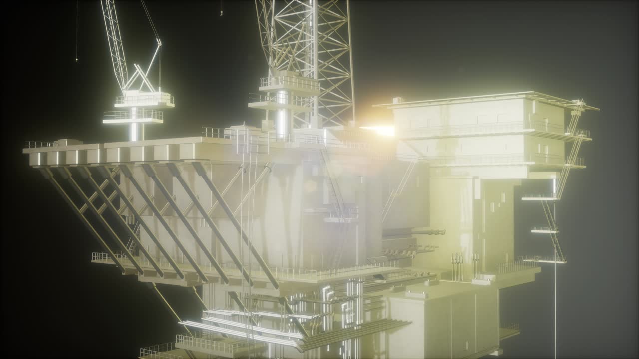 plataforma de petróleo y gas