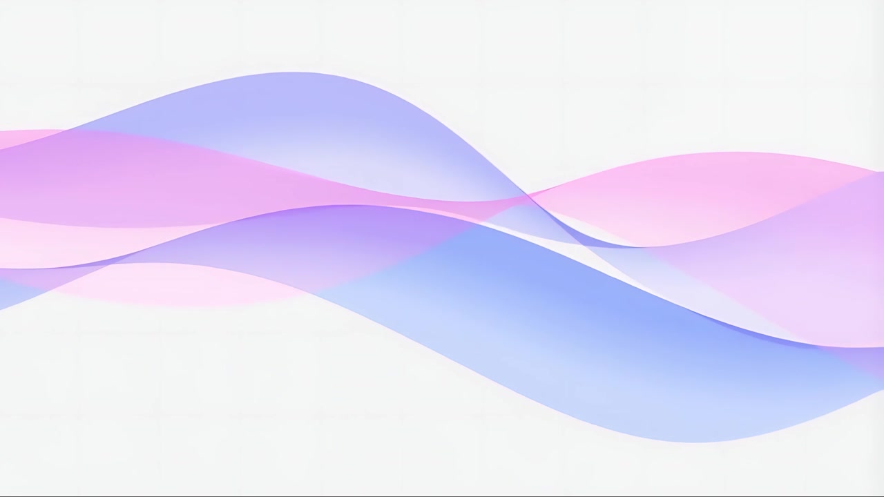 Sfondo Minimalista Astratto con Onde in Movimento 4K
