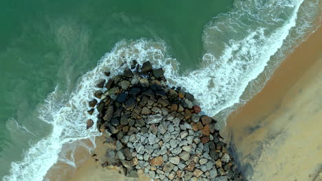 areal view of a beach