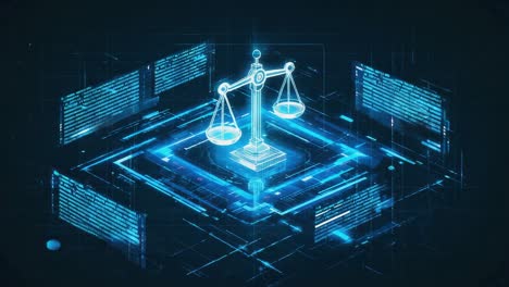 scales of justice digital representation