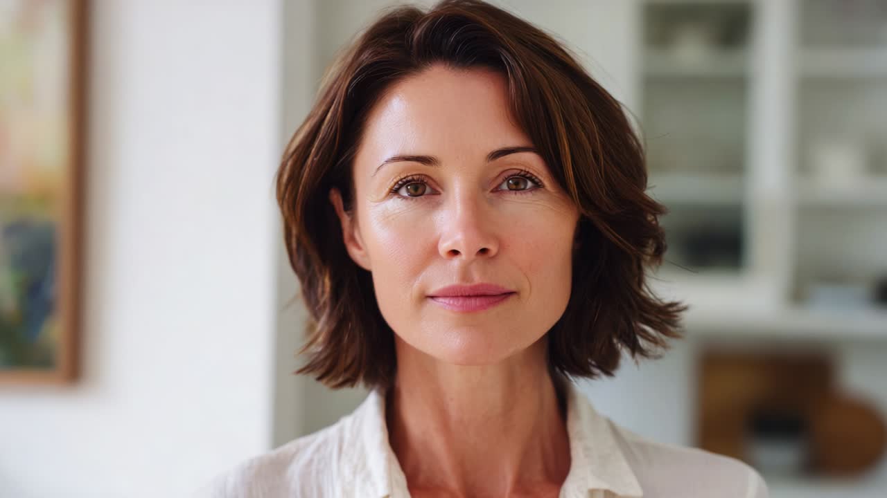 retrato de una mujer morena