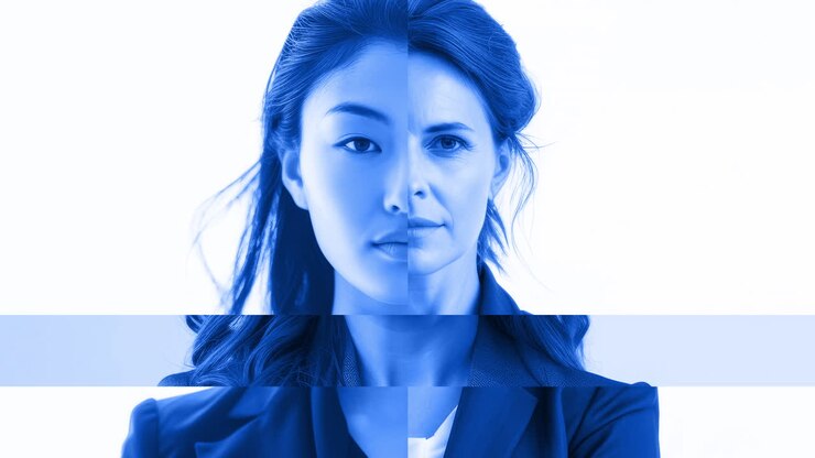 female business people headshots of different ethnicities generated with AI