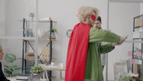 superhero office workers