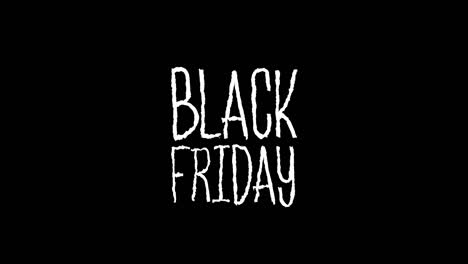 black friday jittery wiggly motion animation.4k video.boiling effect