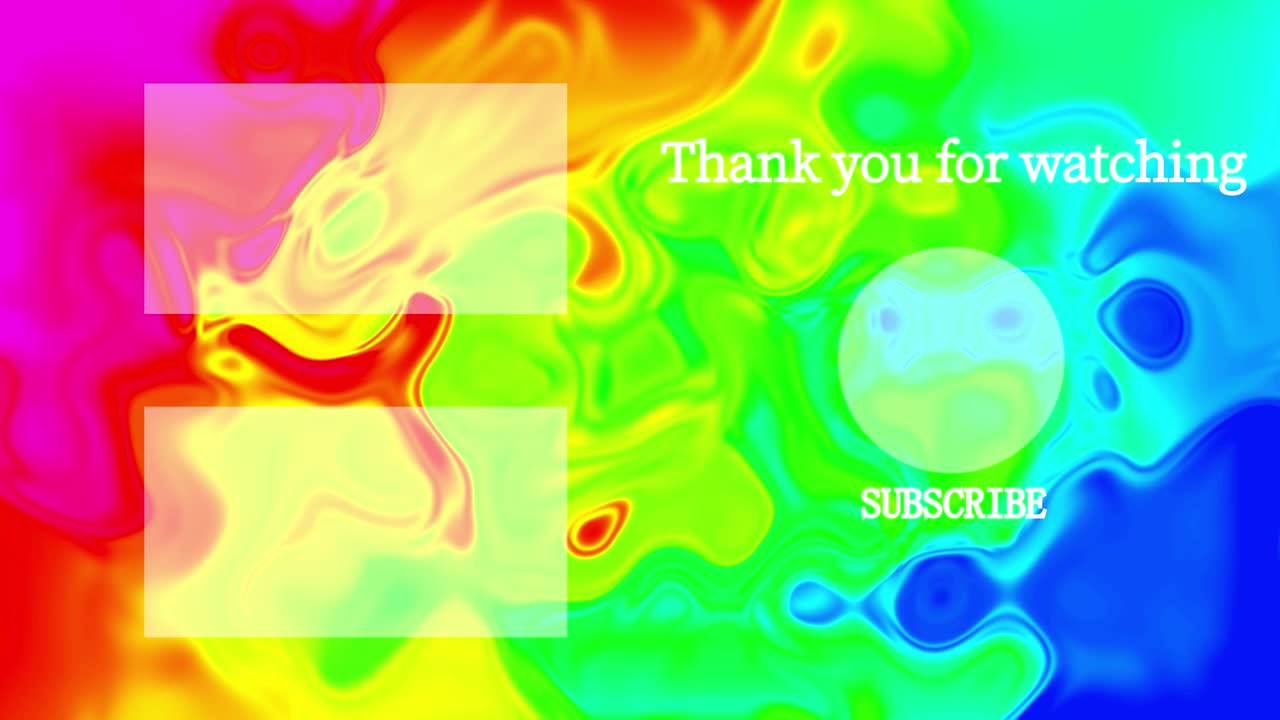 대리석 패턴 그라데이션 엔드 카드 엔딩 스크린 모션 그래픽