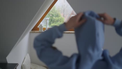 rainy day in a cozy home
