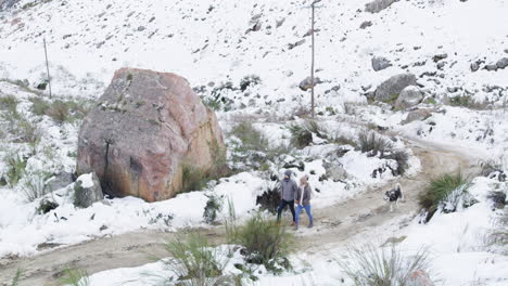 hay un lugar nevado como la naturaleza.