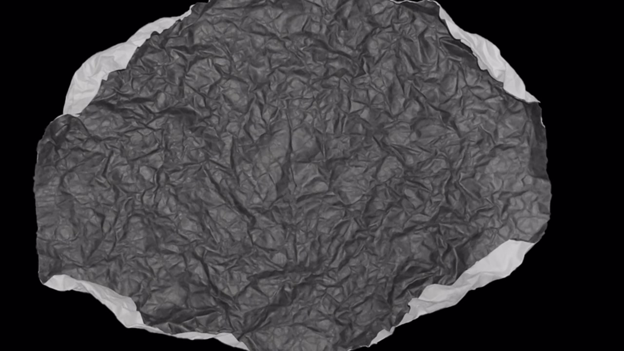 Effetto di transizione con rivelazione a carta stropicciata