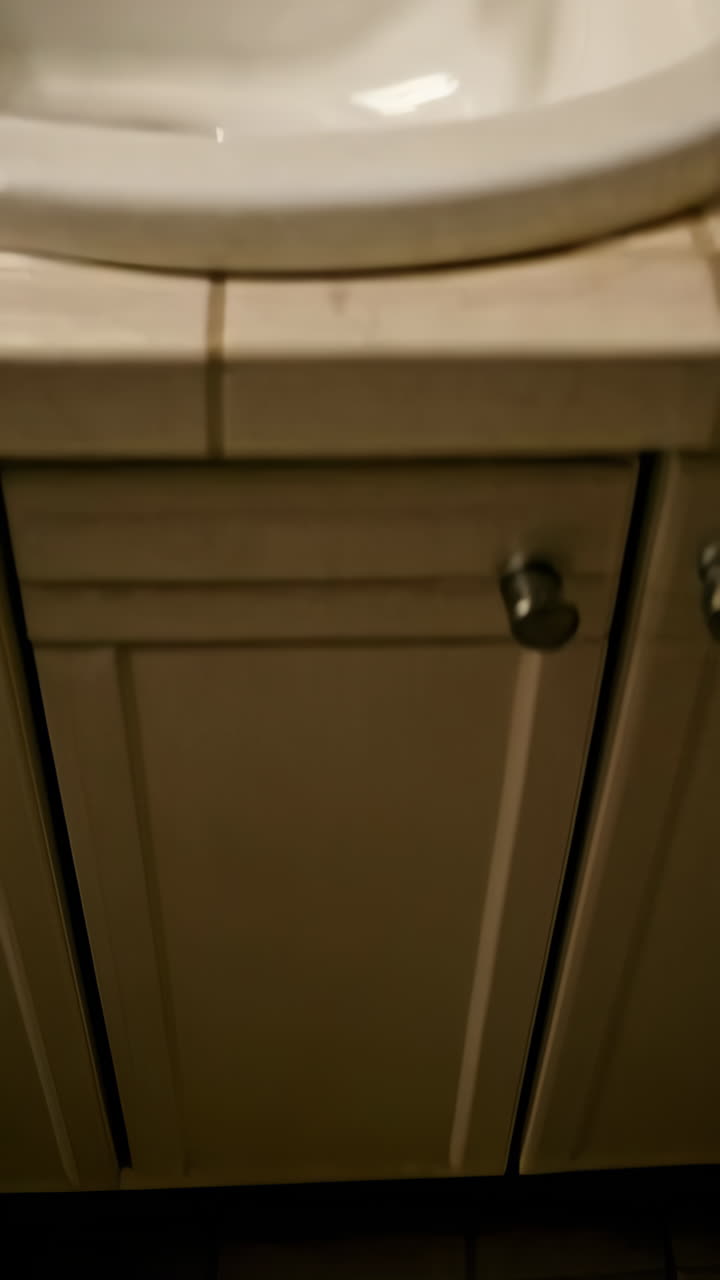 Bathroom and Kitchen Cabinets with Medicine