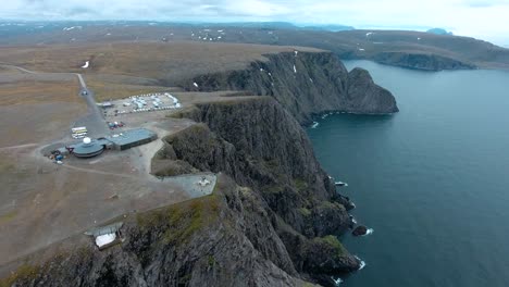 cabo norte (nordkapp) en el norte de noruega.