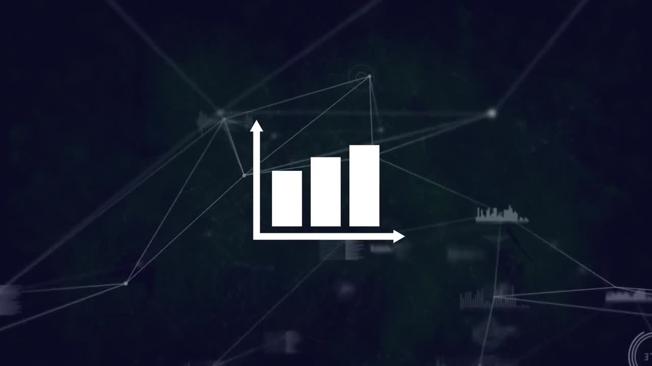 animación del gráfico a través de la red de conexiones
