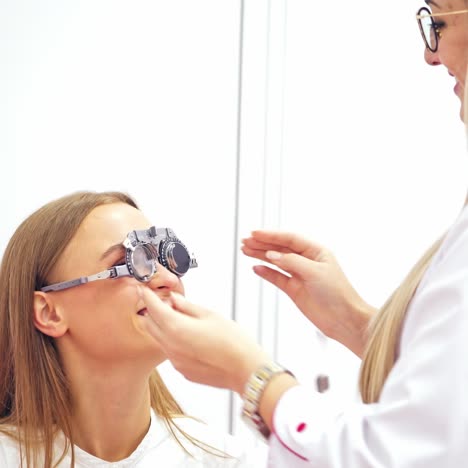 eye vision in modern ophthalmology clinic