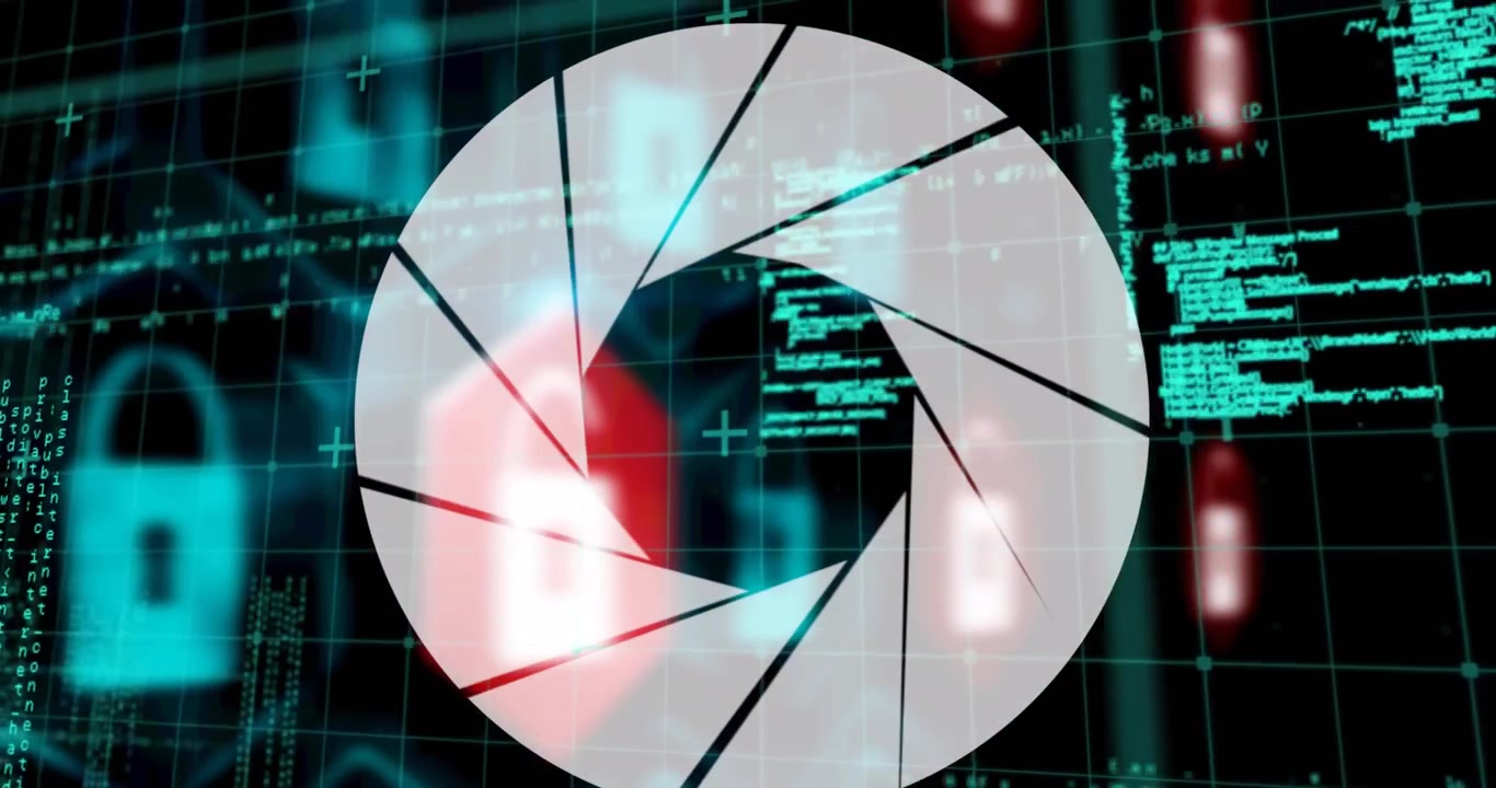 Animation af rød tekst 'høj score' over eksplosion og databehandling på sort