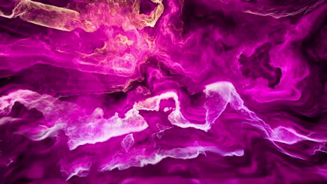 nubes de plasma de color púrpura abstractas y electrificantes en un lapso de tiempo de movimiento rápido