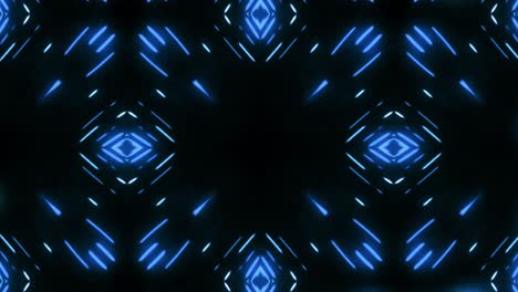 fondo de patrón geométrico abstracto de neón azul