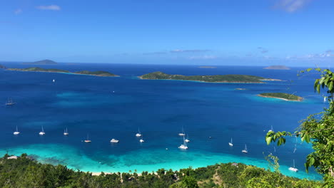 Panning-View-of-Caneel-Bay-on-St