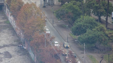 morning timelapse in santiago chile