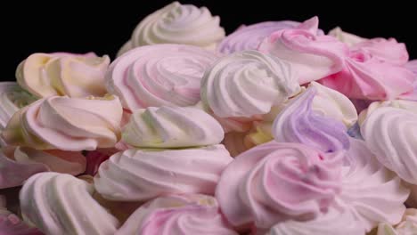 colorful meringues