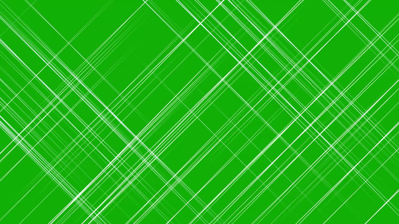 gráficos de movimiento de líneas de cuadrícula con fondo de pantalla verde